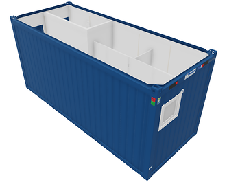 Sanitary cabin 20'
